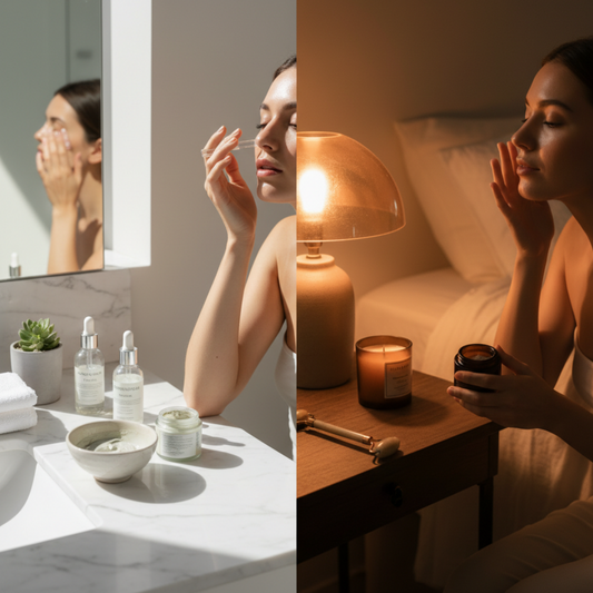 Morning vs Night Skincare Routine (What Actually Matters Most)