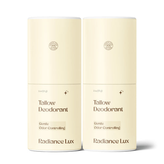 2 Pack Natural Tallow Deodorant Stick - Best Natural Deodorant