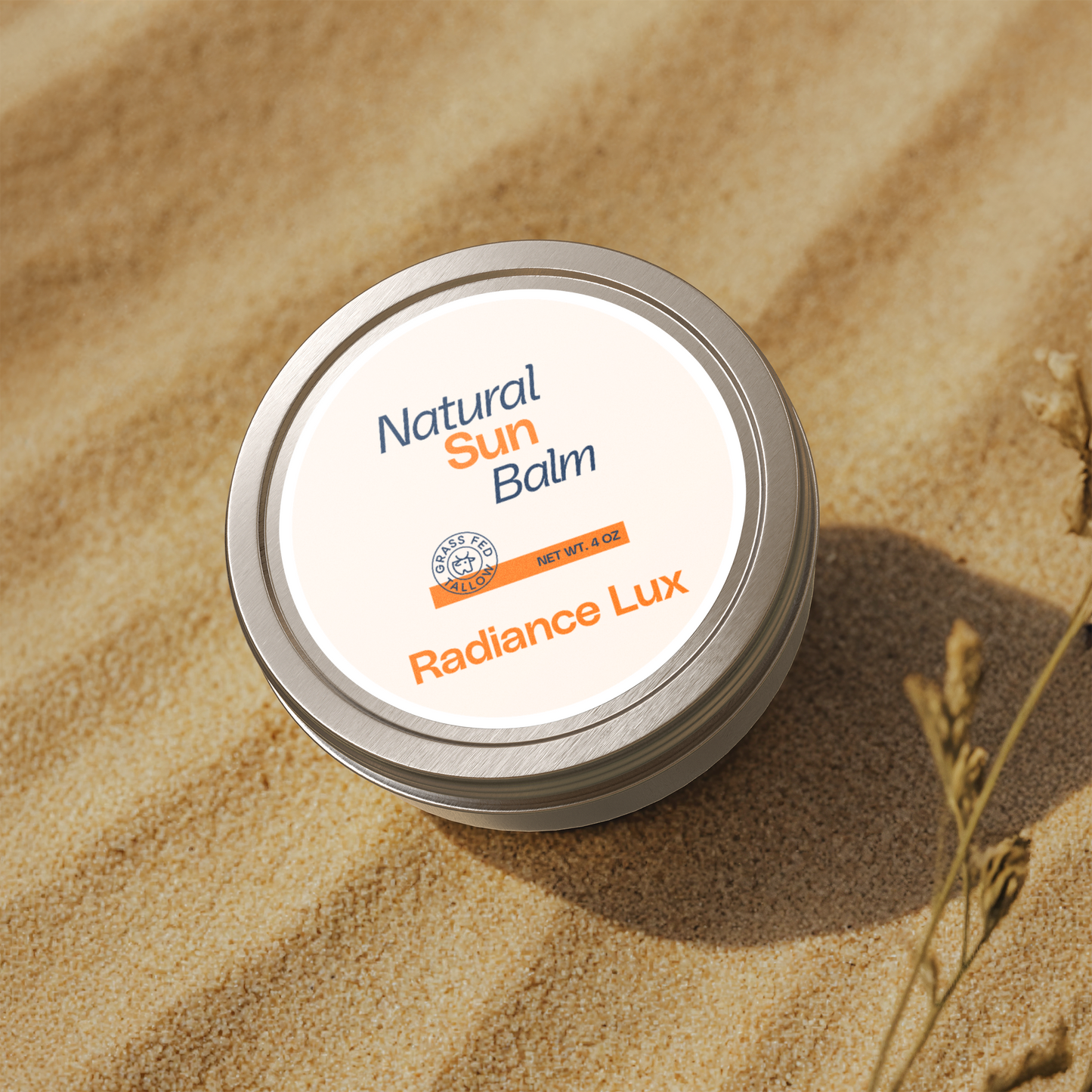 Edible Sun Balm - Natural Tallow Sun Balm
