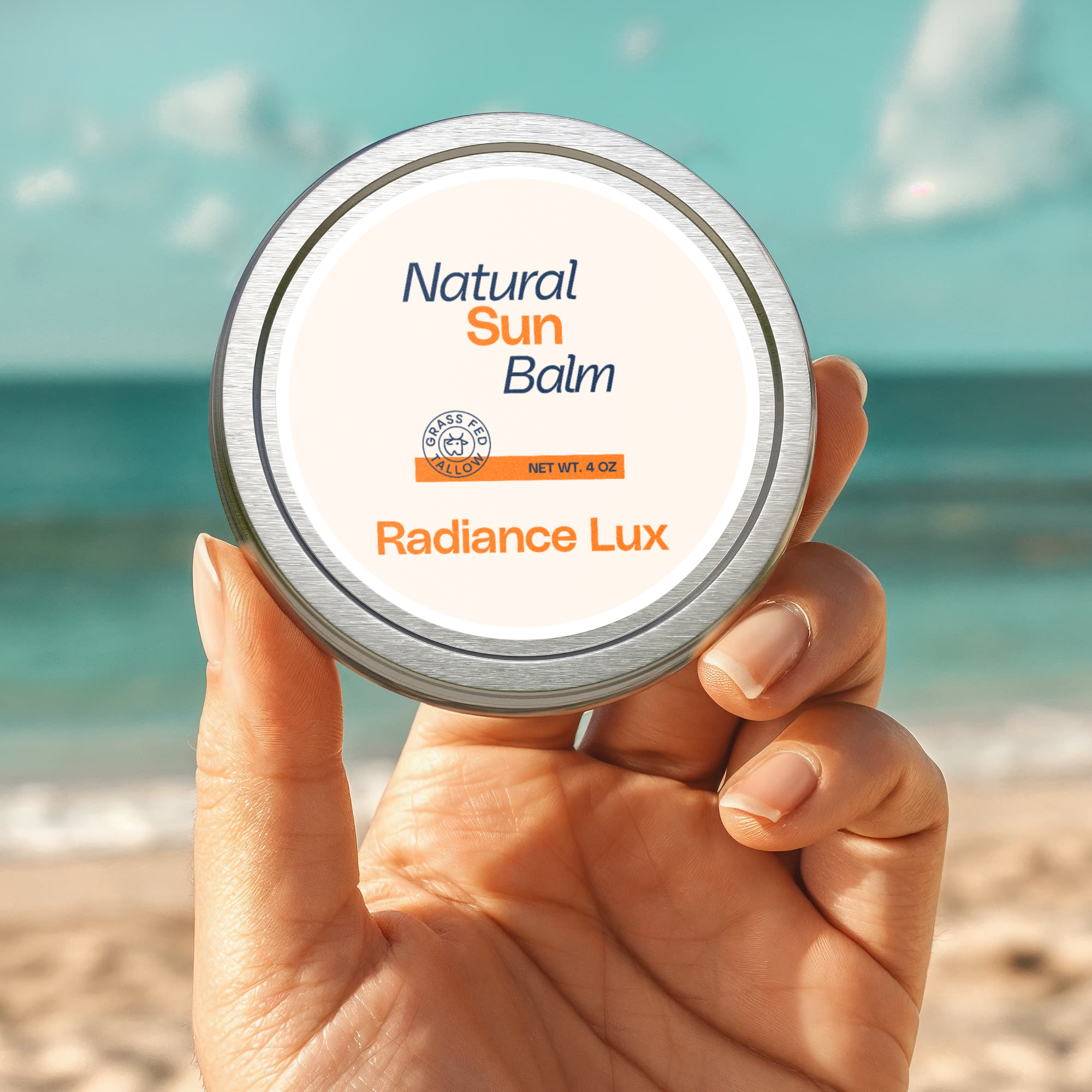 Edible Sun Balm - Natural Tallow Sun Balm