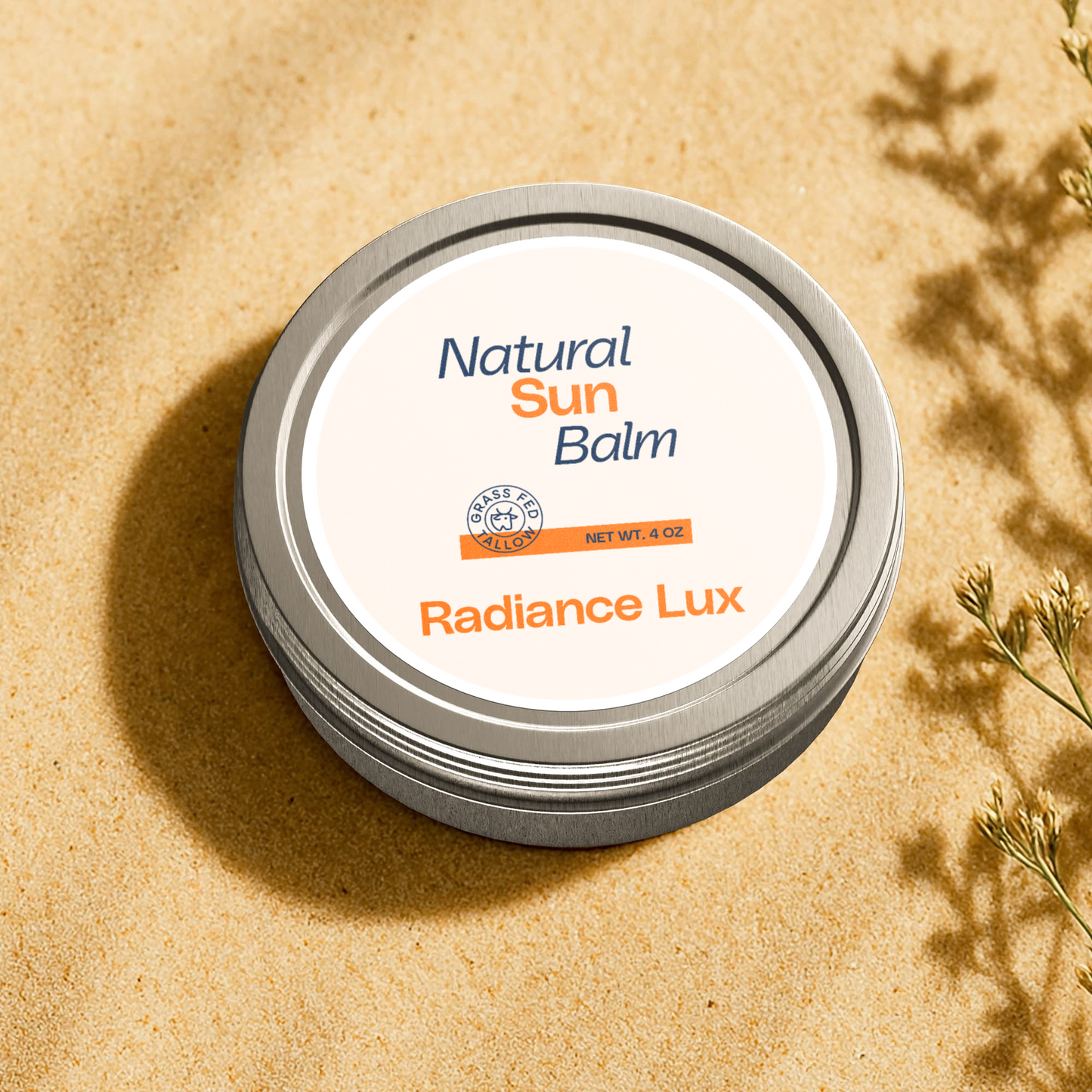 Edible Sun Balm - Natural Tallow Sun Balm