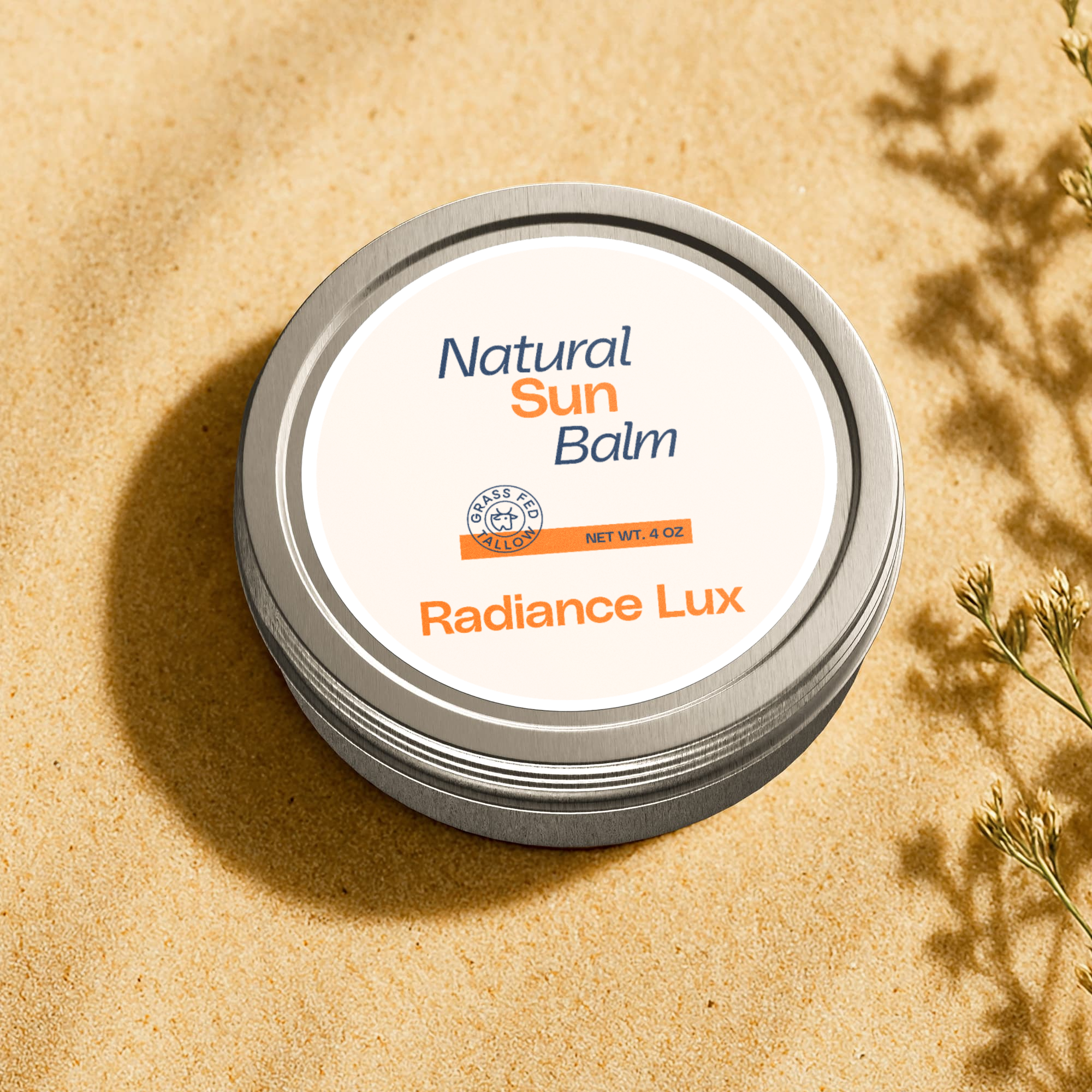 Edible Sun Balm - Natural Tallow Sun Balm