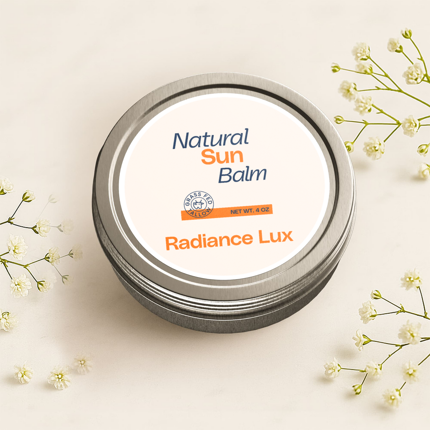 Edible Sun Balm - Natural Tallow Sun Balm