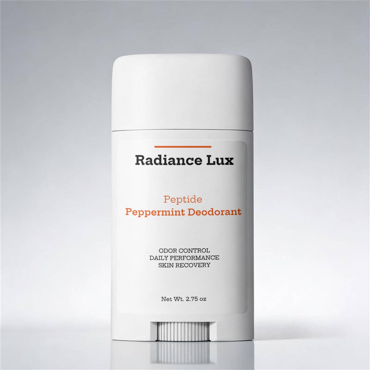 Peptide Peppermint Deodorant - 2 Pack | Non-Aluminum Natural Deodorant for Sensitive Skin