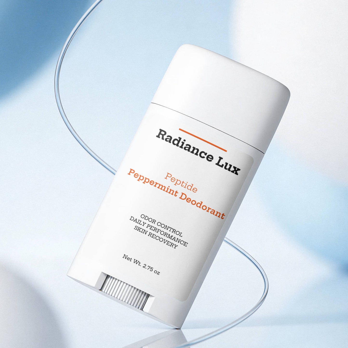 Peptide Peppermint Deodorant - 2 Pack | Non-Aluminum Natural Deodorant for Sensitive Skin