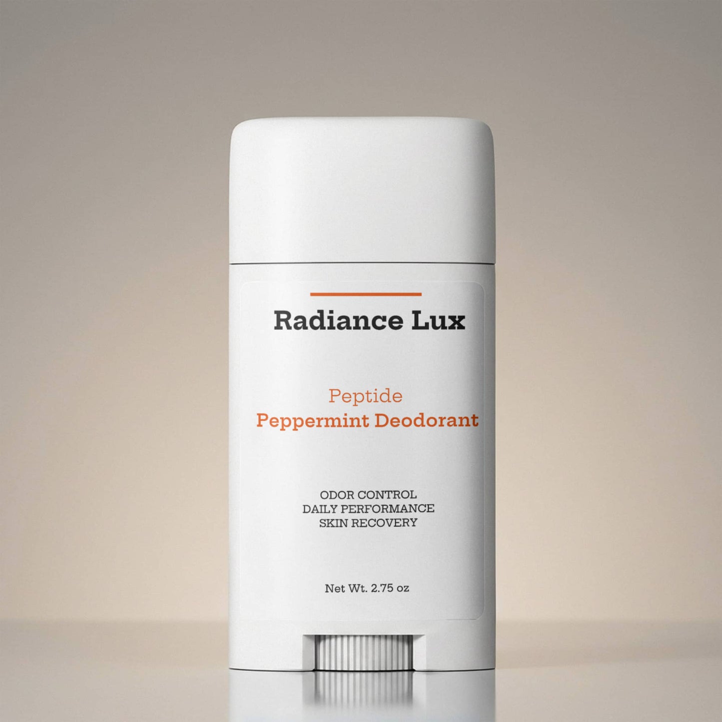 Peptide Peppermint Deodorant - 2 Pack | Non-Aluminum Natural Deodorant for Sensitive Skin