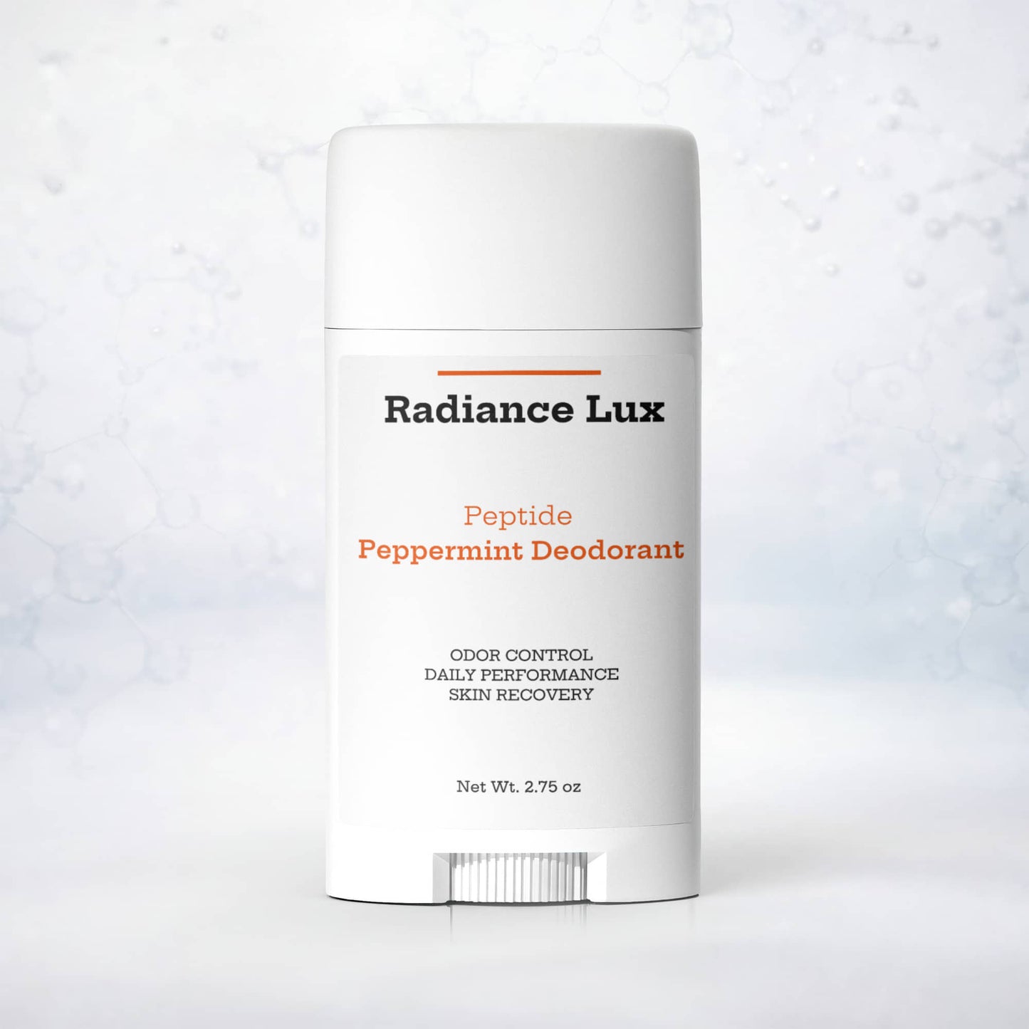 Peptide Peppermint Deodorant - 2 Pack | Non-Aluminum Natural Deodorant for Sensitive Skin