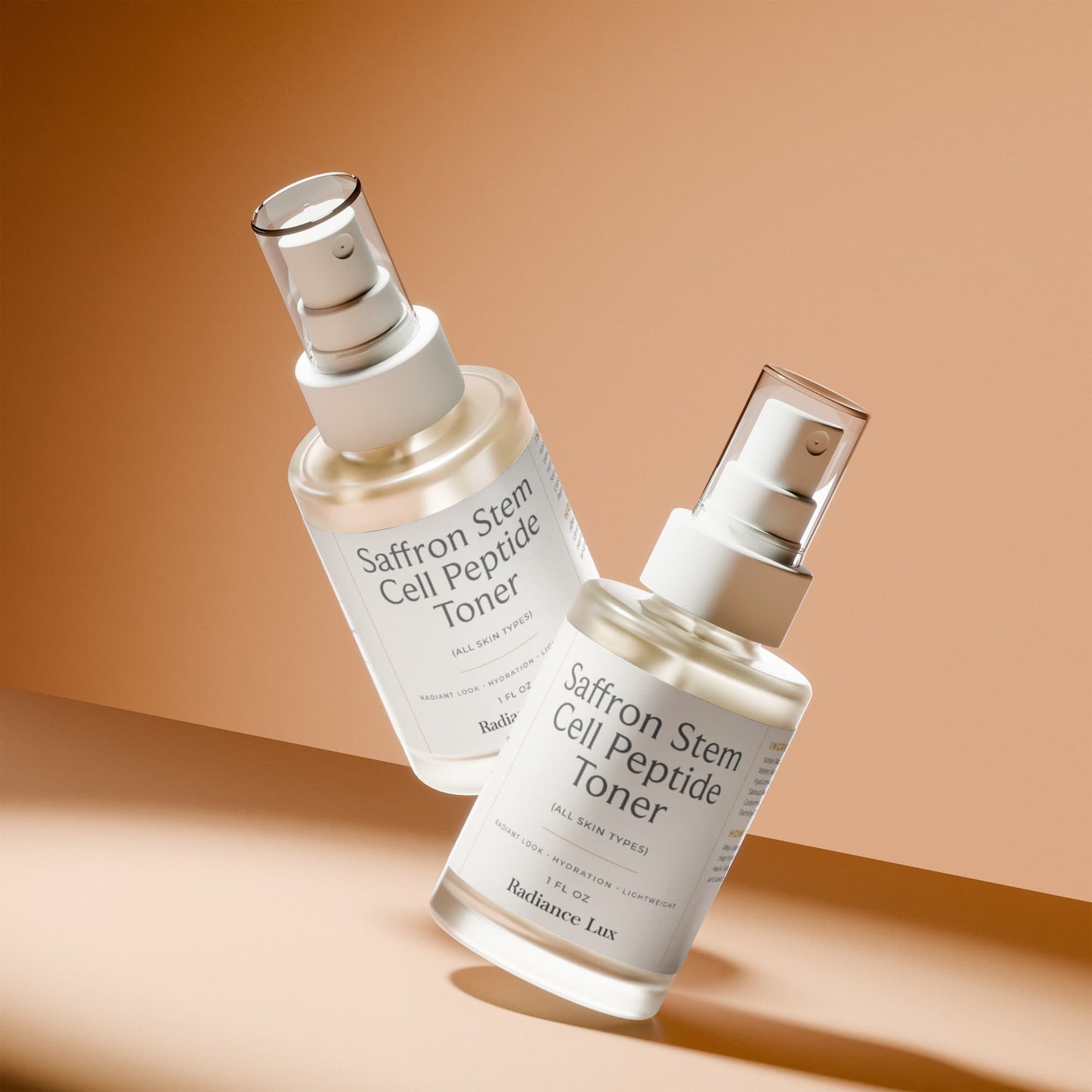 Saffron Stem Cell Peptide Toner — Luxury Saffron Face Toner