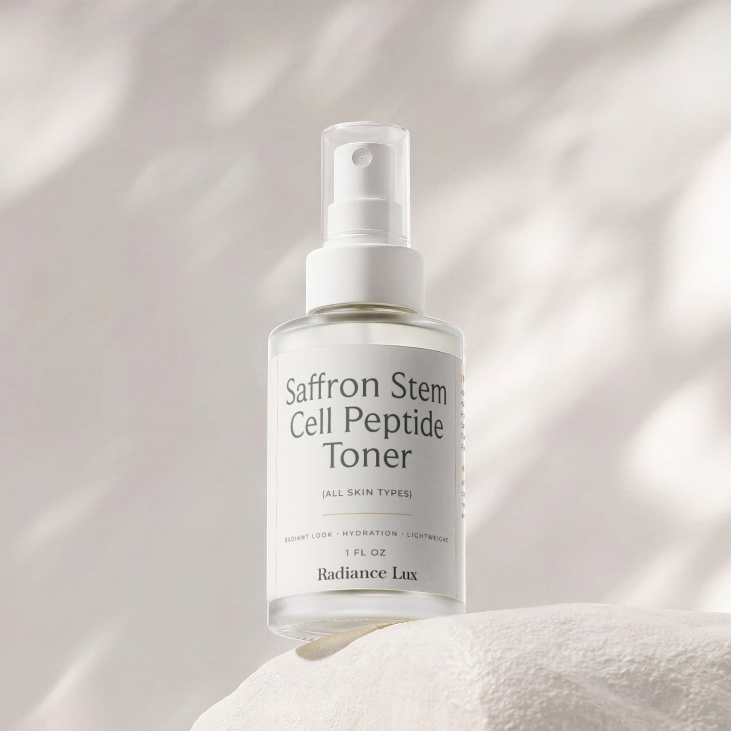 Saffron Stem Cell Peptide Toner — Luxury Saffron Face Toner
