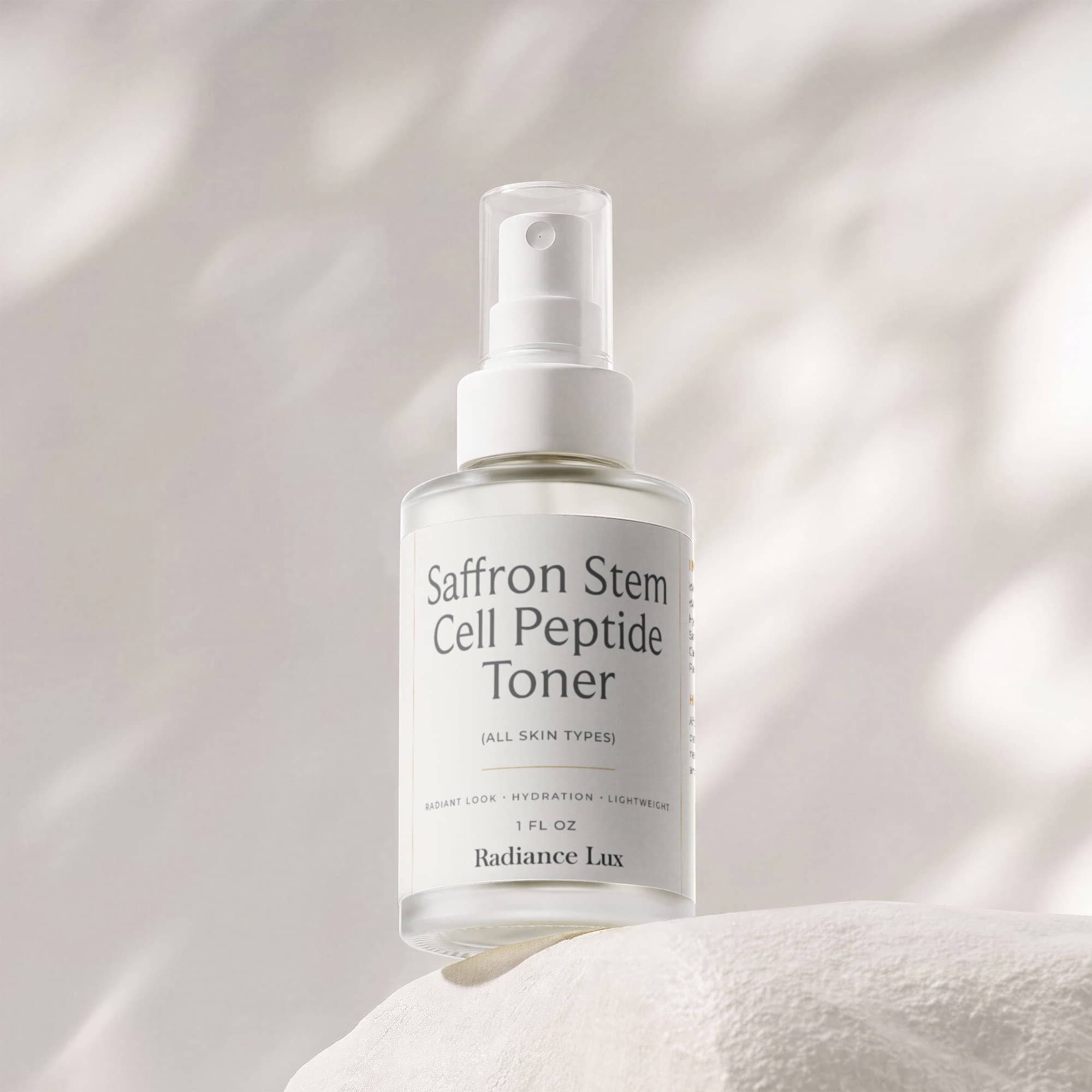 Saffron Stem Cell Peptide Toner — Luxury Saffron Face Toner