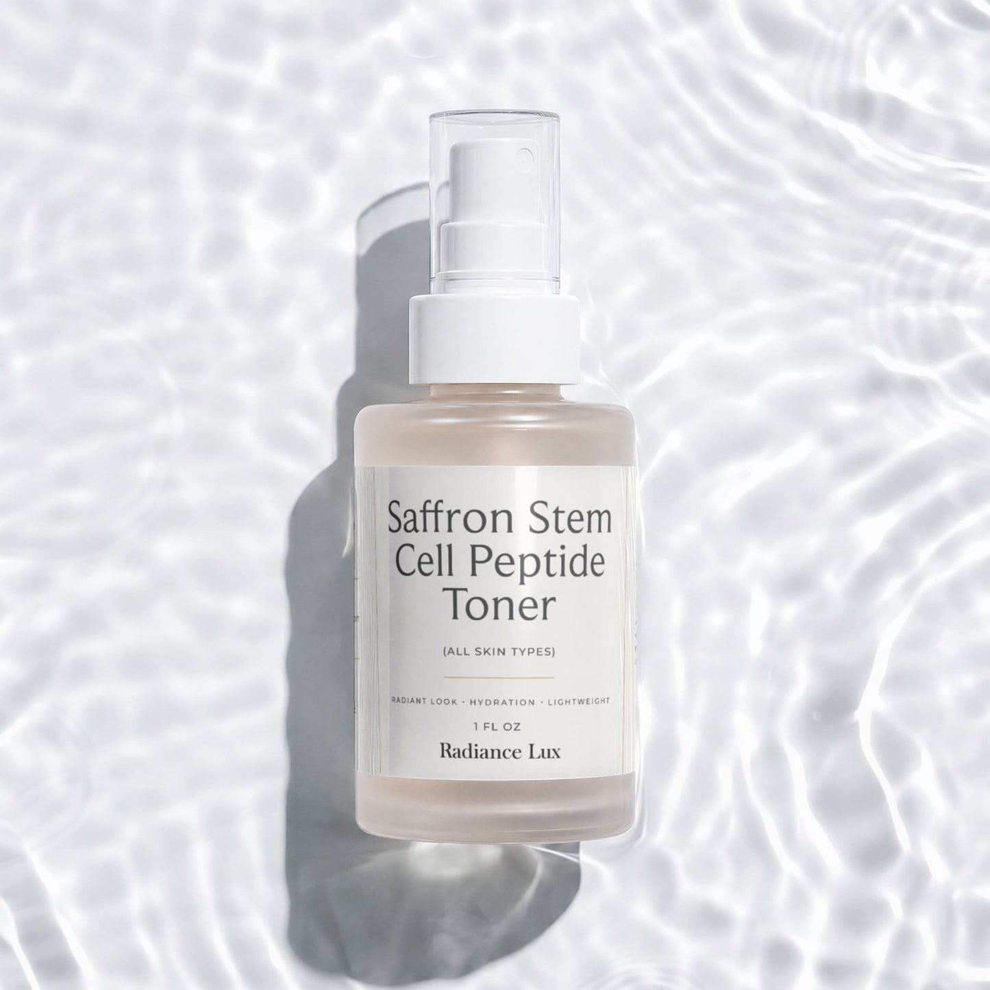 Saffron Stem Cell Peptide Toner — Luxury Saffron Face Toner