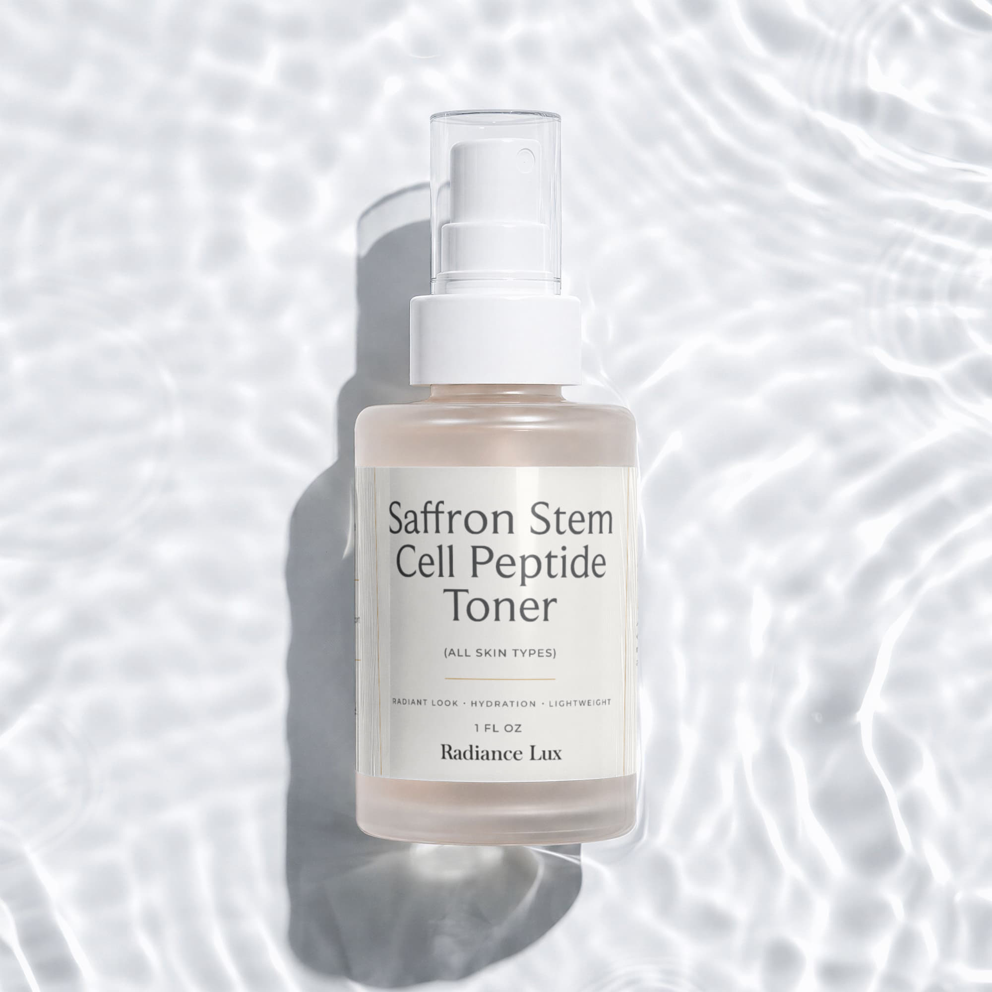 Saffron Stem Cell Peptide Toner — Luxury Saffron Face Toner