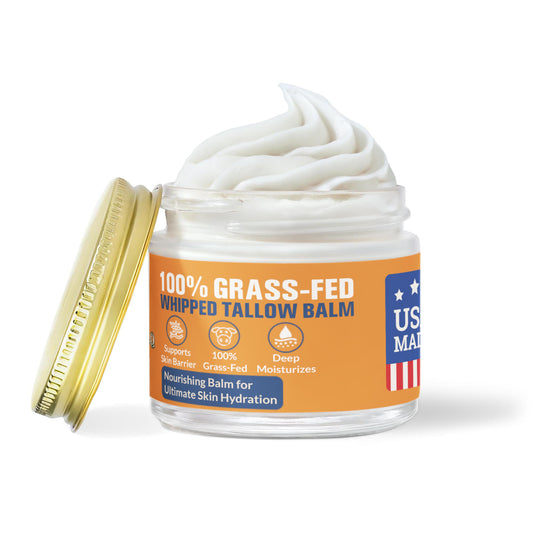 Whipped Grass-Fed Tallow Balm with Vanilla Bean – Pure Nourishment, Ultimate Hydration